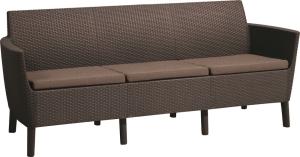 ArtRoja Salema 3 seater sofa - hnedá