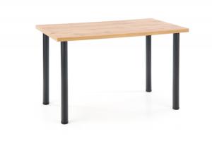 Jedálenský stôl MODEX 2 120 MDF / čierna oceľ Halmar