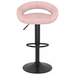 Barová stolička 2 ks zamat / kov Dekorhome Svetlosivá #1 small