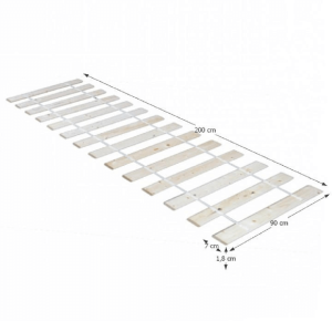 Rolovaný latkový rošt PLAZA Tempo Kondela 90x200 cm
