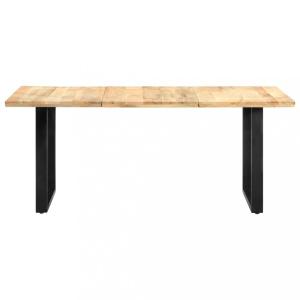 Jedálenský stôl mangovníkové drevo/kov 180x90x76 cm #2 small
