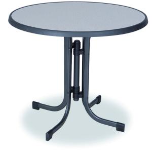 Záhradný stôl skladacie PIZARRA kov / sevelit Dajar ø 85 cmx73 cm