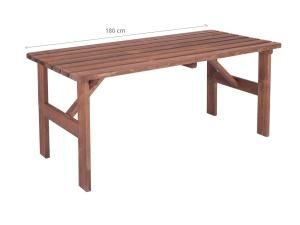 Záhradný stôl MIRIAM borovice Rojaplast 180x70x68 cm