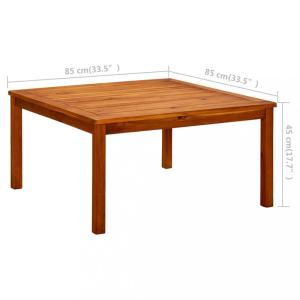 Záhradný konferenčný stolík akácie Dekorhome 90x50x36 cm #2 small