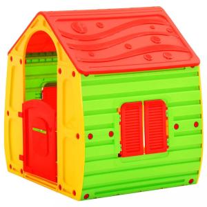 Detský domček červená / zelená / žltá Dekorhome #1 small