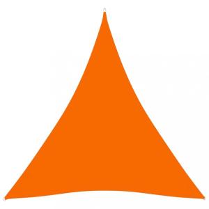 Plachta proti slnku oxfordská látka trojuholník 3,6 x 3,6 x 3,6 m Oranžová