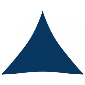 Tieniaca plachta trojuholníková 4x4x4 m oxfordská látka Dekorhome Modrá
