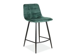 Signal Barová stolička MILA H-2 Velvet Farba: Zelená