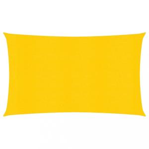 Tieniaca plachta obdĺžniková HDPE 2,5 x 3,5 m Dekorhome Žltá