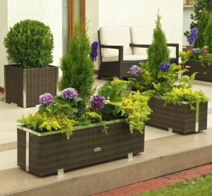 ArtSG Ratanový kvetináč SG03711| 125 x 39 x 43 cm Farba: RD01 hnedá #3 small