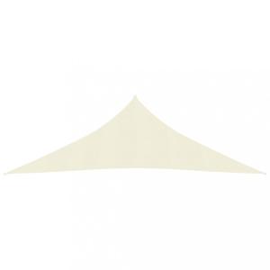 Tieniaca plachta trojuholníková HDPE 2,5 x 2,5 x 3,5 m Dekorhome Krémová #3 small