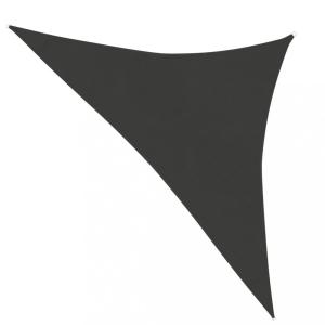 Tieniaca plachta trojuholníková HDPE 2,5 x 2,5 x 3,5 m Dekorhome Čierna #1 small