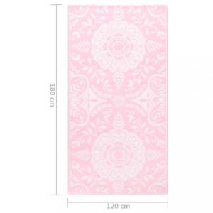 Vonkajší koberec ružová PP Dekorhome 80x150 cm #2 small