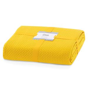 ArtTruAn Prikrývka na posteľ CARMEN honey yellow 240x260 cm #2 small