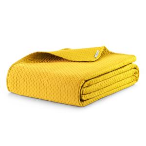 ArtTruAn Prikrývka na posteľ CARMEN honey yellow 240x260 cm #3 small