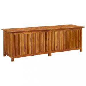 Záhradný úložný box akácie Dekorhome 150 cm #3 small