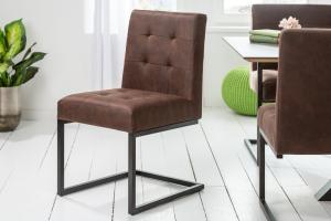 Jedálenská stolička hnedá / čierna Dekorhome