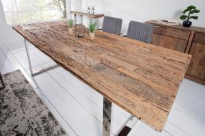 Jedálenský stôl recyklované teakové drevo Dekorhome 180x100x75 cm