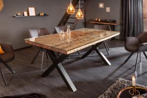 Jedálenský stôl teakové drevo Dekorhome 180x100x75 cm