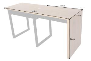 Písací stôl rozkladací dub Dekorhome #3 small