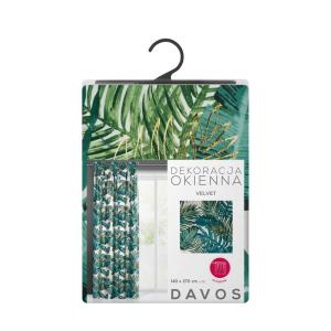 ArtFir Tieniaci záves DAVOS | zelený 140 x 270 cm #3 small