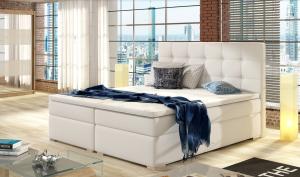 ArtElta Manželská posteľ INEZ Boxspring | 140 x 200 cm Farba: Sawana 05 #1 small