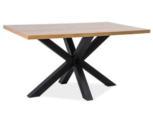 Jedálenský stôl CROSS dýha Signal 150x90x80 cm #1 small