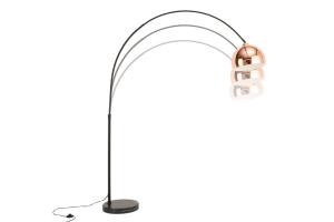 Stojaca lampa BANGUI 170 - 210 cm Dekorhome Rosegold #2 small