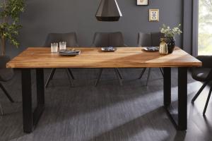Jedálenský stôl THOR SHEESHAM Dekorhome 160x90x77 cm