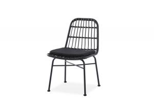 Záhradná stolička K401 Halmar Čierna