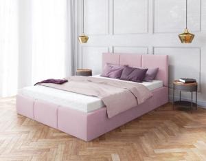 FDM Čalúnená manželská posteľ FRESIA | 160 x 200 cm Farba: Biela #2 small