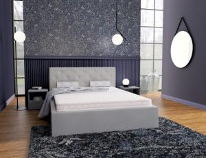 FDM Čalúnená manželská posteľ MIRAGE | 180 x 200 cm