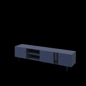 Dig-net nábytok TV stolík FARLEN 200 CS-05 | modrá