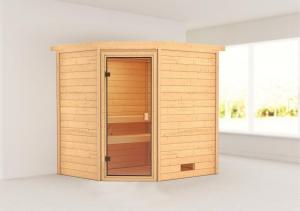 Interiérová fínska sauna s kamny 3,6 kW Dekorhome #1 small