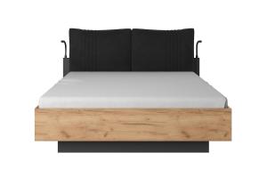 ArtLas Manželská posteľ CODE s úložným priestorom Prevedenie: Posteľ bez LED osvetlenia