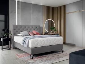 ArtElta Manželská posteľ CORTINA Boxspring | 160 x 200 cm Farba: Nube 22 #3 small