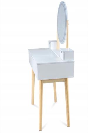ArtJum Toaletný stolík WERRY 2 s oválnym LED zrkadlom #2 small