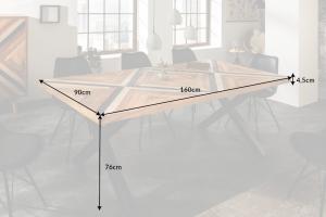 Jedálenský stôl ORION Dekorhome 160x90x76 cm
