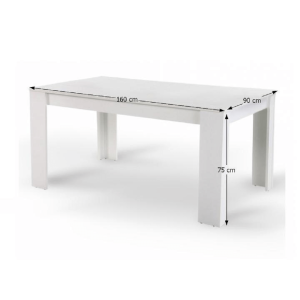 Jedálenský stôl TOMY NEW Tempo Kondela 160x90x75 cm #1 small