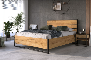 BMS Manželská posteľ LOFT | 160 x 200 cm