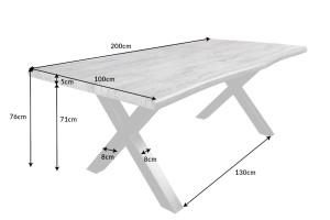 Jedálenský stôl HYMEN Dekorhome 200x100x76 cm #2 small