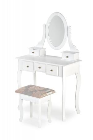 Toaletný stolík s taburetom SARA Halmar #3 small