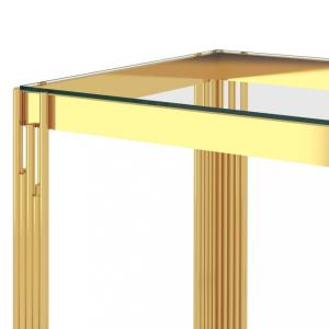 Konferenčný stolík Dekorhome Zlatá #3 small