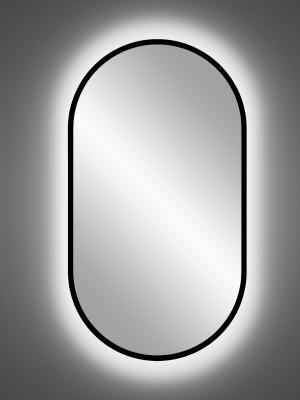 ArtCom LED zrkadlo APOLLO | čierne #1 small