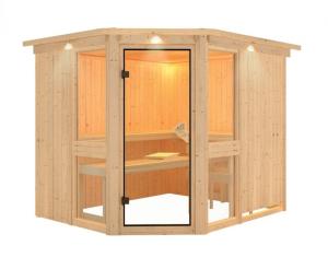 Interiérová fínska sauna AMALIA 3 Lanitplast #1 small