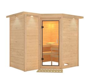 Interiérová fínska sauna SAHIB 2 Lanitplast #1 small