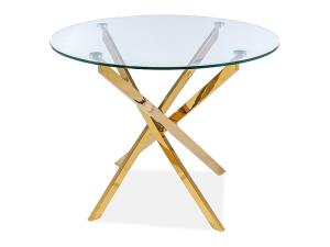Jedálenský stôl AGIS Signal Bielo-sivý mramor #2 small