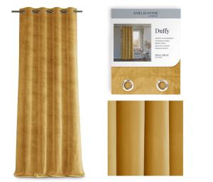 ArtFlhf Tieniaci záves DUFFY EYELETS K | horčicová 140 x 250 cm #2 small